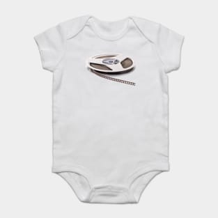 Super 8 Film Reel Baby Bodysuit